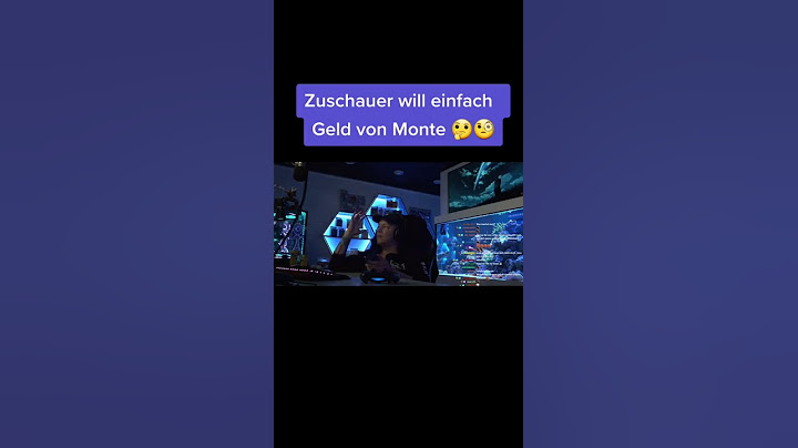 Zuschauer will einfach Geld von Monte