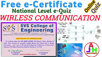 Wireless Communication Quiz | National Level Technical Quiz on Wireless Communication