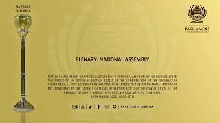 National Assembly Plenary, 30th March 2022