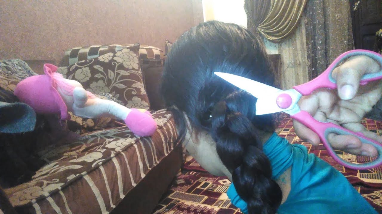 اتجننت و قصيت شعر اختي وماما زعلانه😥