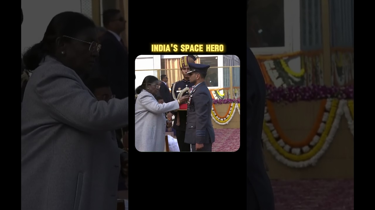 Shubanshu Shukla Honoured with Ashok Chakra🏅