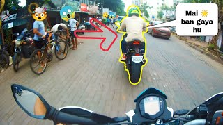 Public Reaction On Superbike || Superbike Reaction In India || Vlogger On Mission