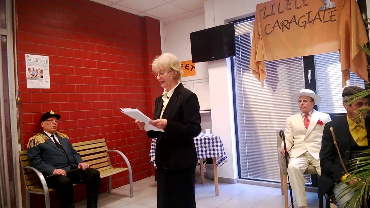 Caragiale, omagiat la Clubul Seniorilor Sector 6