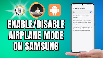 How to Enable/Disable Airplane Mode on Samsung