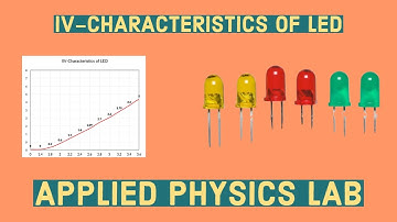 IV characteristics of LED(Experiment)|Applied Physics