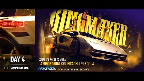 Need For Speed™ No Limits - KINGMAKER (LAMBORGHINI Countach LPI 800-4) Day 4