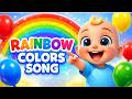 Learn Red Blue Yellow | Color Recognition Song for Kids