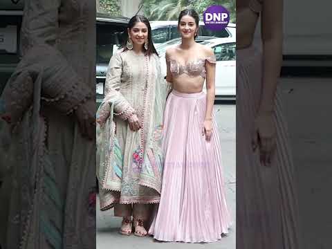 Ananya Panday & Bhavna Panday flaunt their  pastel outfit for sister’s Mehendi Ceremony