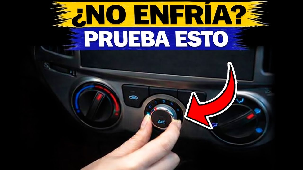 HACER ESTO hará que el AIRE ACONDICIONADO de tu coche ENFRÍE el doble