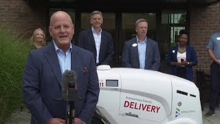 Tech and nuggets unite: Chick-fil-A unveils robotic delivery at Avalon location