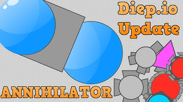 NEW DIEP.IO ANNIHILATOR TANK!! // vs Bosses, Mothership, and Dominators