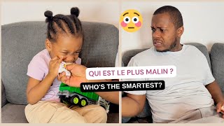 QUI EST LE E PLUS MALIN ?😳Who's the smartest?🤨#matifa #matifamily #babymatifa #comedie #funny #dad