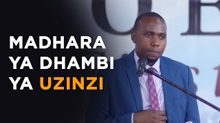 MADHARA YA DHAMBI YA UZINZI - PASTOR BARAKA BUTOKA