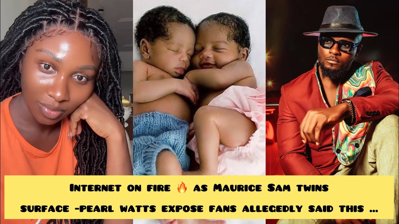 Internet on fire 🔥 as Maurice Sam twins surface online -pearl watts expose fans allegedly said this.