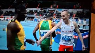 M50 400m World Masters Athletics Champs Semi final 2 - 27th March 2023 Torun Poland 
