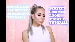 Violet Voss Matte About You Palette | Matte Eyeshadow Tutorial for Hooded Eyes | GlitterBeauties