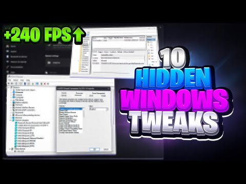 10 Hidden Windows Tweaks FPS Boost and ZERO Input Delay