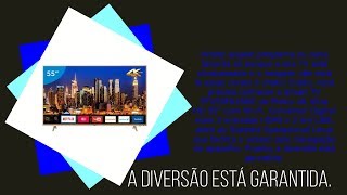 Smart TV 4K LED 55” Philco PTV55F61SNC   Wi Fi Conversor Digital 3 HDMI 2 USB   MAGAZINE IPW