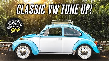 Classic Volkswagen Tune Up - MADE EASY!  (VW Beetle, Super Beetle)
