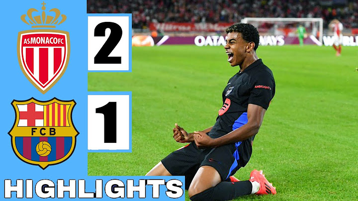 AS Monaco vs Barcelona (2-1) Extended HIGHLIGHTS | UEFA Champions League