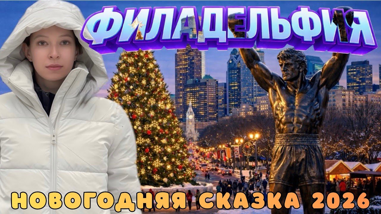 Зимняя ФИЛАДЕЛЬФИЯ 🇺🇸 Путешествие по США | Что посмотреть и стоит ли ехать