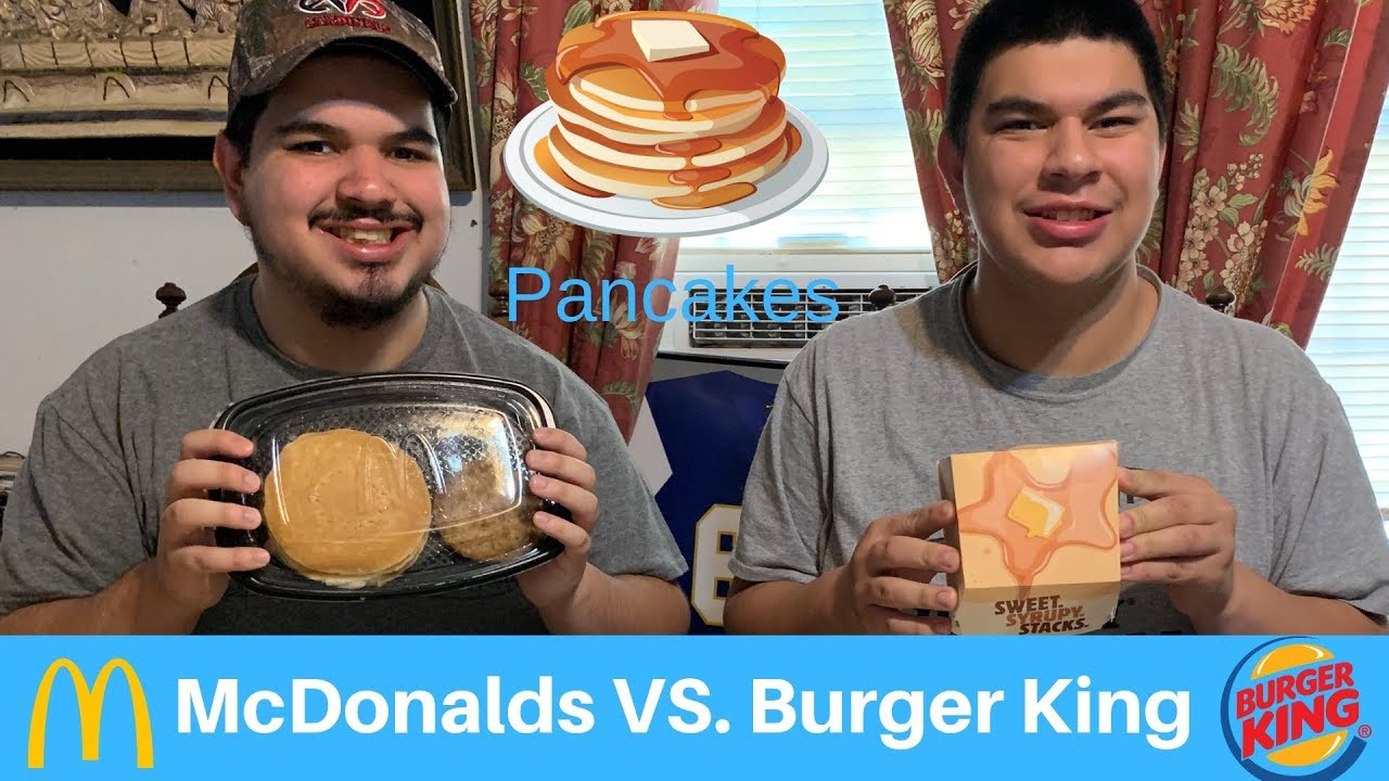 McDonalds vs. Burger King Pancake Review 