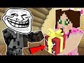 Minecraft: CHRISTMAS TROLLING JEN!!! (EXPLOSIVE PRESENTS, FALLING ICICLES!, & MORE!) Custom Command