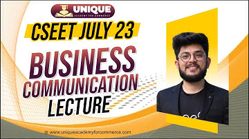 CSEET chapter 6 BUSINESS CORRESPONDENCE  LEC - 2 | CS SHUBHAM MODI SIR