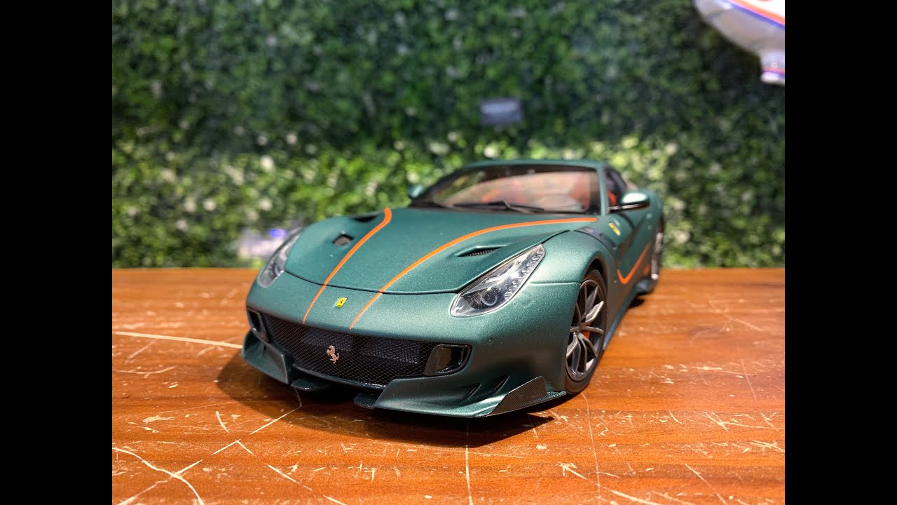 1/18 BBR Ferrari F12 TDF Verde GB Opaco Green BBR182105 - YouTube