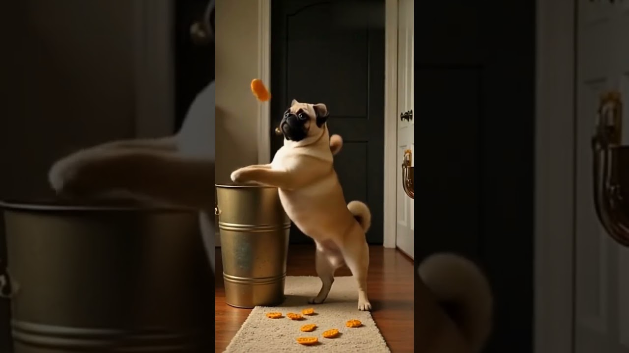 Poor Pug vs Rich Cat 😢 | Funny 9-Second Short for Kids & Adults 