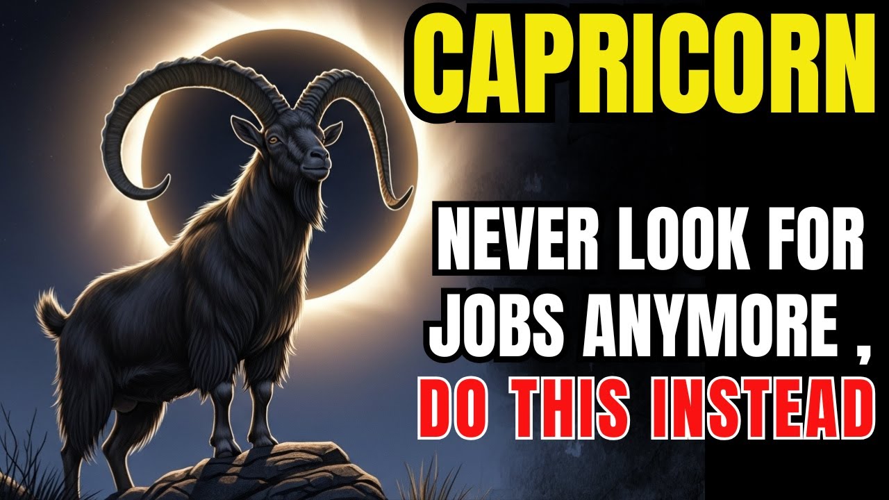 ♑ 🕯️ CAPRICORN - NEVER LOOK FOR JOBS ANYMORE, DO THIS INSTEAD