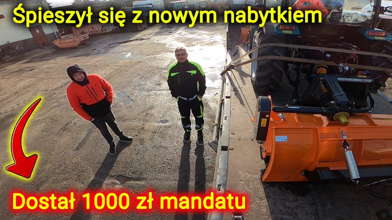 Он хотел доставить свое новое приобретение так быстро 👉 его оштрафовали на 1000 злотых👉