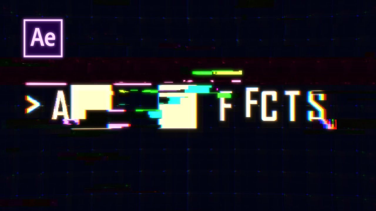How to Create a Glitch Effect in After Effects 