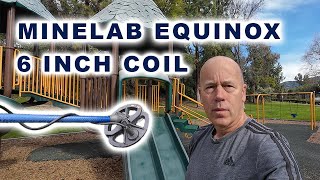 Park Metal Detecting With The 6 Inch Coil