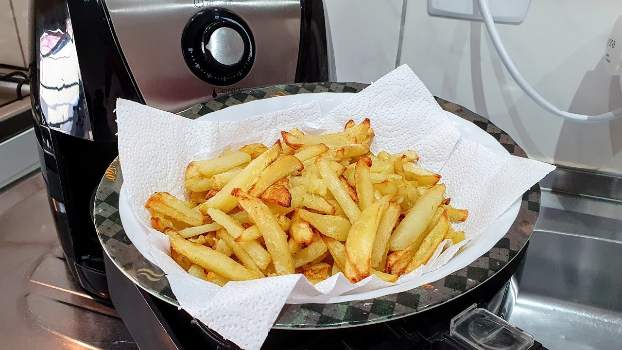 BATATA FRITA NA AIRFRYER SUPER CROCANTE YouTube