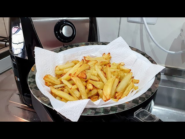 Receita de Batata frita crocante na air fryer