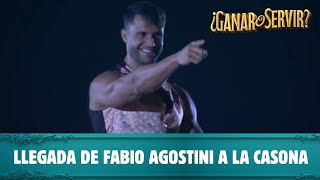 Llegada de Fabio Agostini a la casona | ¿Ganar o Servir? | Canal 13