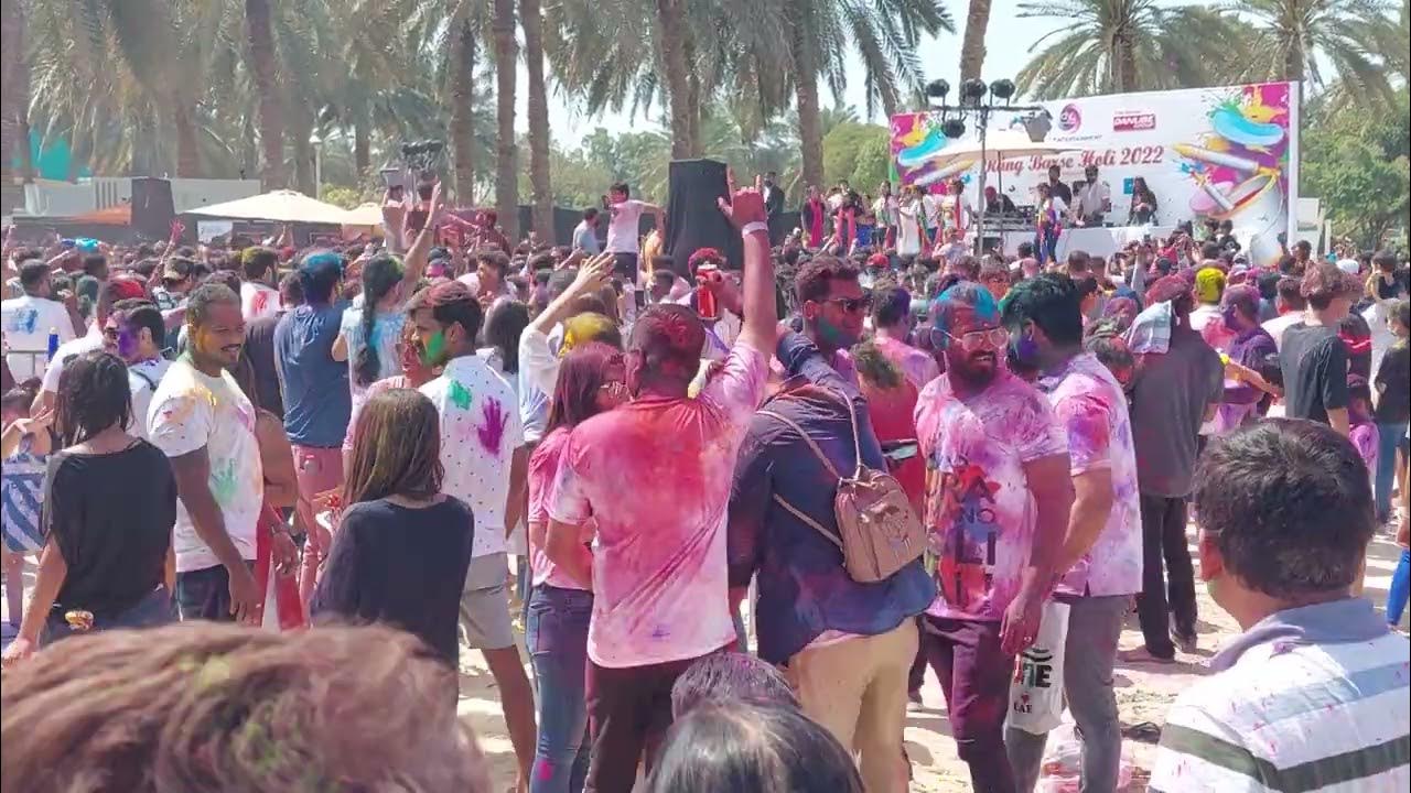 Holi Celebration..Dubai..Creek Park(2) YouTube