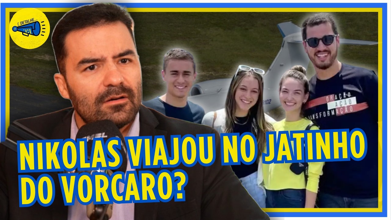 NIKOLAS VIAJOU NO JATINHO  DO VORCARO? | E Detalhe | Arthur do Val | 03/03/2026