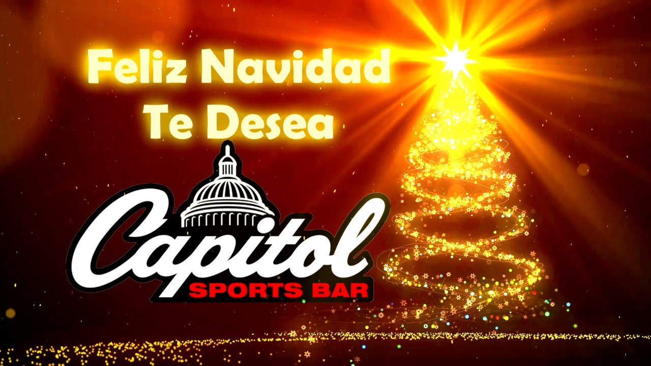 FELIZ - NAVIDAD TE DESEA CAPITOL SPOT BAR