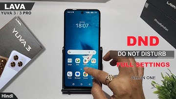 How to turn on do not disturb in lava yuva 3 pro | Lava yuva 3 do not disturb settings | Dnd mode