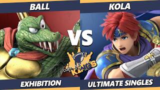 Cafeteria Cup Kings EXHIBITION - Kola (Roy, Cloud, ROB) Vs. Ball (King K Rool) Smash Ultimate - SSBU