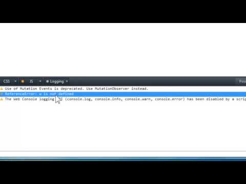 WEBD 170 Debugging JavaScript
