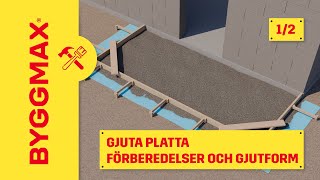 Gjuta Platta Del 1, Förberedelser Och Gjutform