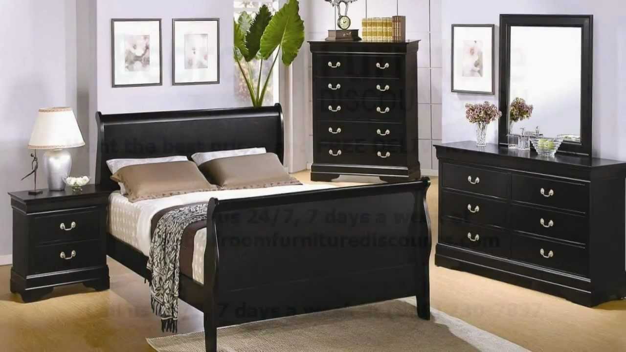 Louis Philippe Sleigh Bed - Queen with Rich Cherry Finish by Coaster Fine  Furniture - Madison Seating