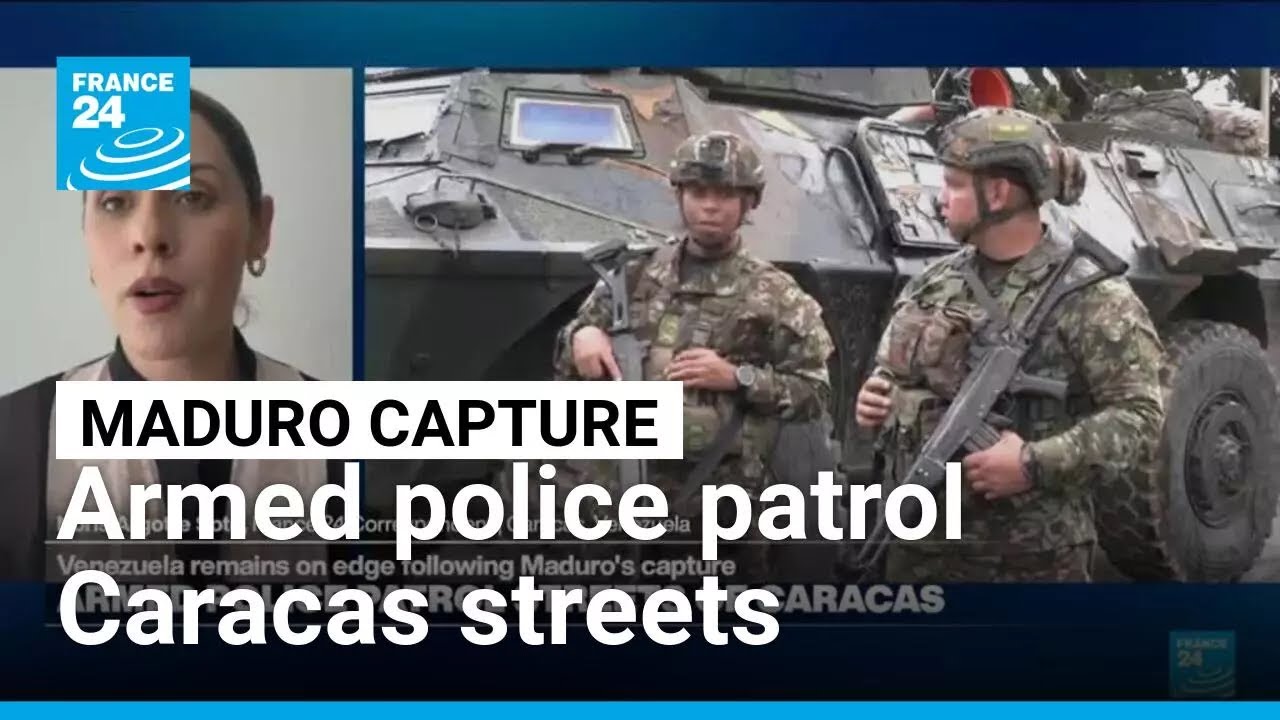 Armed police patrol streets of Caracas as CIA reportedly advises to keep Maduro loyalists in power