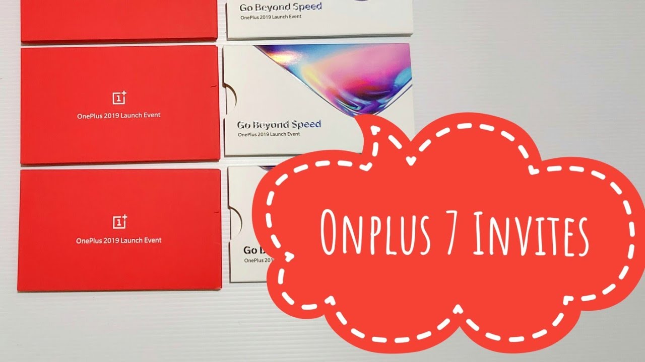 OnePlus 7 and 7pro Launch Invite !! 