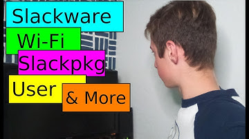Configuring Wi-Fi and Slackpkg, Installing Sboui and Gslapt, and Adding a User in Slackware! (JPT)