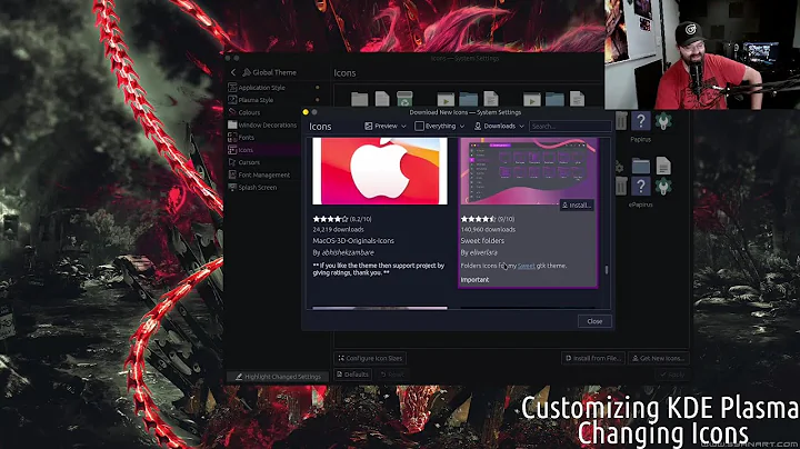 How to Customize KDE Plasma: Changing Icons