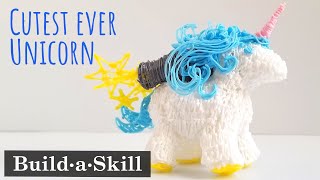 How to make a Unicorn  🦄 🌈  with a 3D Pen -  Detailed timelapse with commentary.